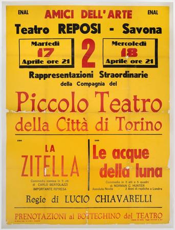 manifesto Teatro Reposi, Savona
