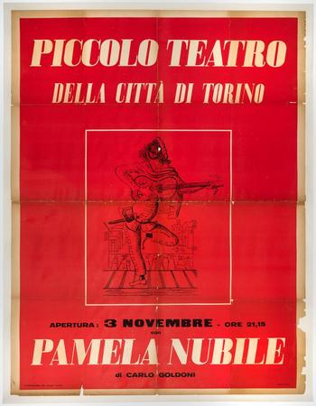 Manifesto apertura 3 novembre, misure 136x105 cm - intelato