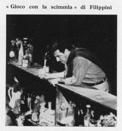 Gioco con la scimmia, fotografia pubblicata su Sipario, n. 234 (Ottobre 1965)