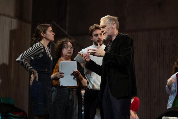 da sinistra: Ilaria Campani, Maria Teresa Castello, Alessandro Ambrosi, Jurij Ferrini