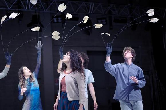 da sinistra: Letizia Russo, Lucia Raffaella Mariani, Gabriele Valchera, Edoardo Roti