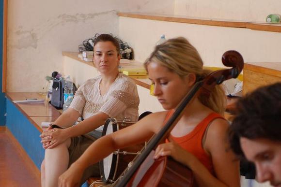 Un momento delle prove