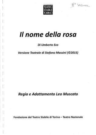 Copertina Copione terza versione