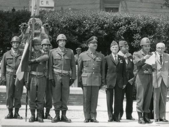 Rino Sudano, secondo da destra, Bologna, Agosto 1967