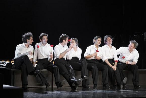 da sinistra: Michele Puleio, Francesco Bottin, Diego Pleuteri, Celeste Gugliandolo, Hana Daneri, Matteo Federici, Iacopo Ferro