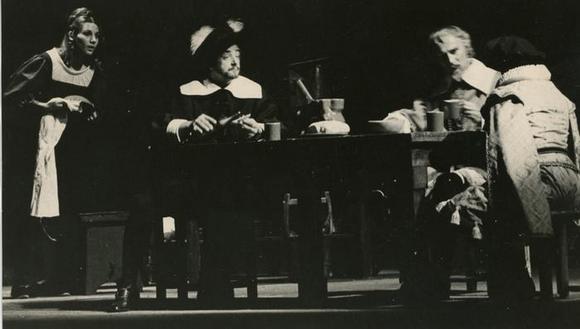 Da sinistra: Paola Pitagora, Vittorio Sanipoli, Ruggero De Daninos, Paolo Giuranna