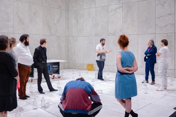 una scena delle prove