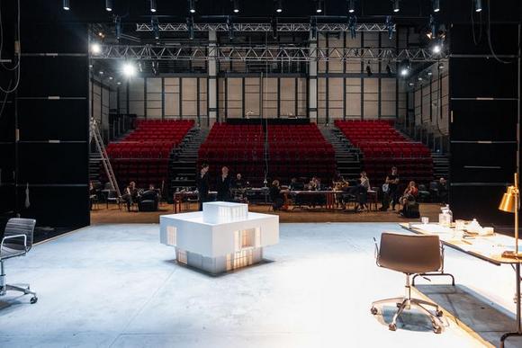 lo spazio delle prove alle Limone Fonderie Teatrali di Moncalieri